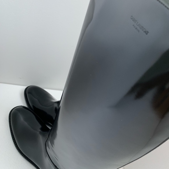SOLD Saint Laurent YSL Caval Riding Boots Back Zip - Picture 8 of 8